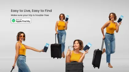 C Anti Lost: Find My Wallet with Wireless Charging Locator Card Case