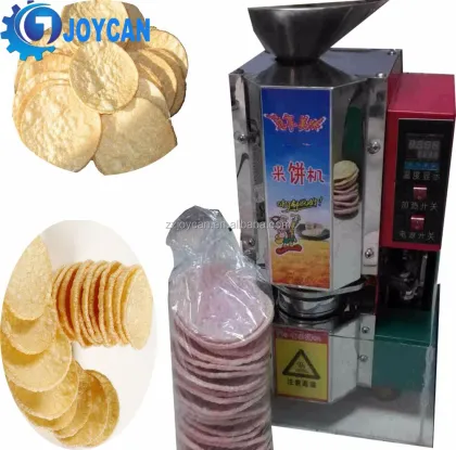 Crispy Rice Cracker Chips Cake Making Machine