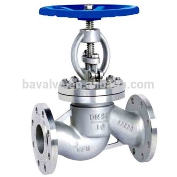 DN80 manual flange stainless steel globe valve