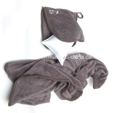 Coral Fleece Travel Blanket Set (SSB0129)