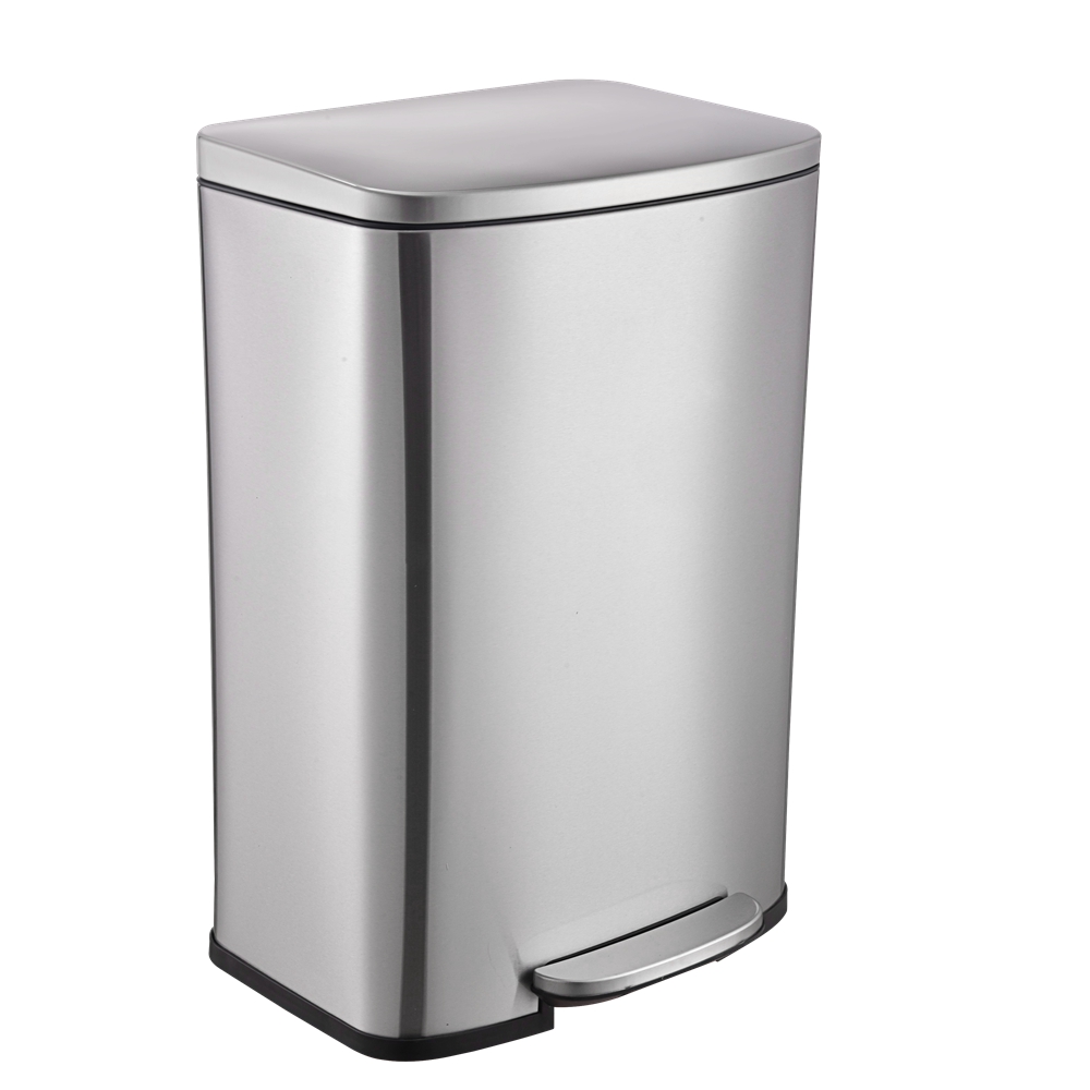 Stainless steel household Rectangle trash cans