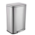 Poubelles rectangulaires en acier inoxydable