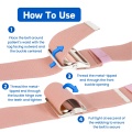 Senior Light Pink Metal Buckle Gait Belt