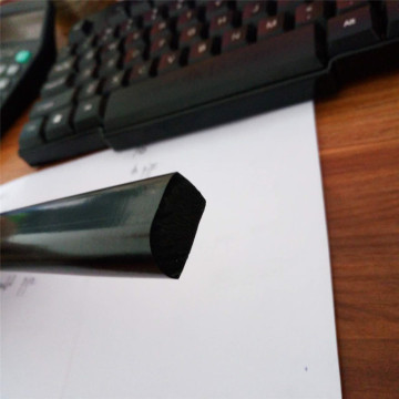 Tianqi professional manufacturer high strength solid black T shaped stick bar extrusion plastic abs profile