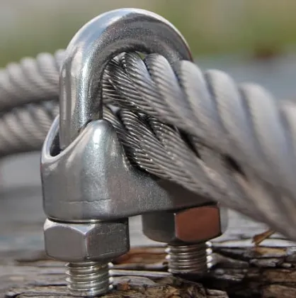 Malleable Wire Rope Clip Type B For Japan Utility Pole