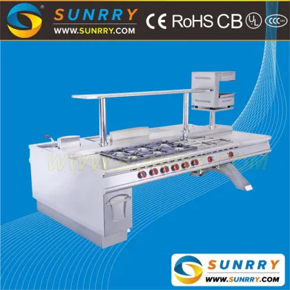 Multifunctional kitchen cabinet kitchen equipment integrated system Kitchen combination furnace (SUNRRY SY-CIC1A)