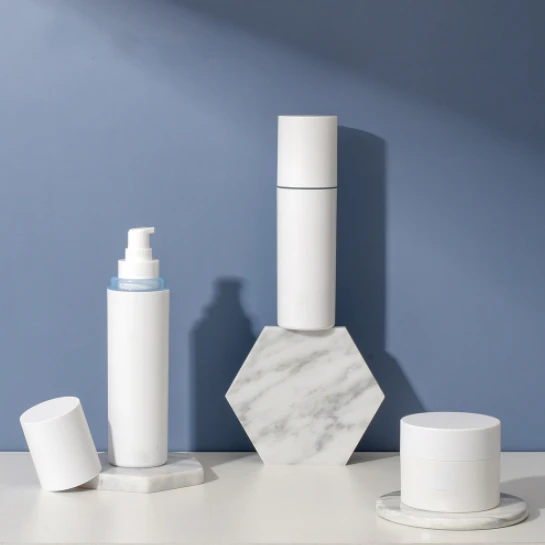100 ml weiße Plastik -Lotion -Pumpenflasche für Hautpflege