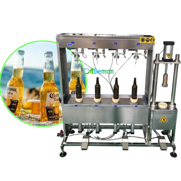 Champagner und kohlensäurehaltige Getränkefüll- und Kappenmaschine