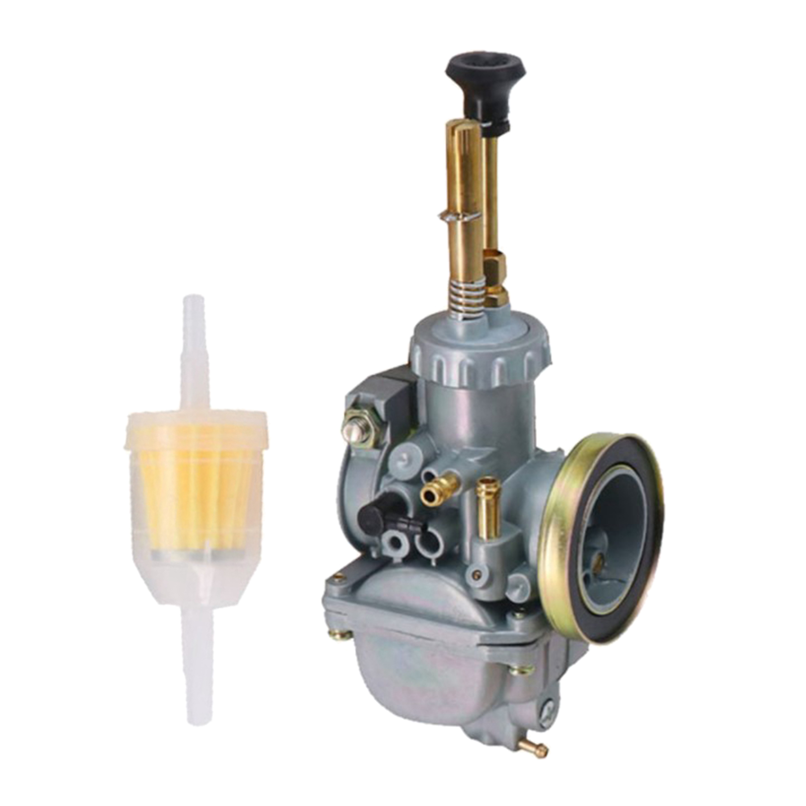Carburetor Carb 20mm + Fuel Filter For Kawasaki Ke100 Km100 Dirt Pit Bike, High Quality