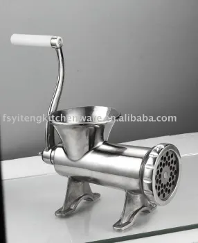 Stainless steel manual meat grinder ZY-JR32