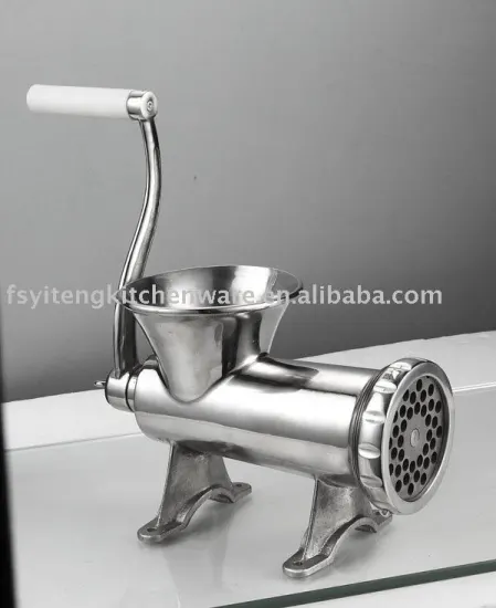 Stainless steel manual meat grinder ZY-JR32