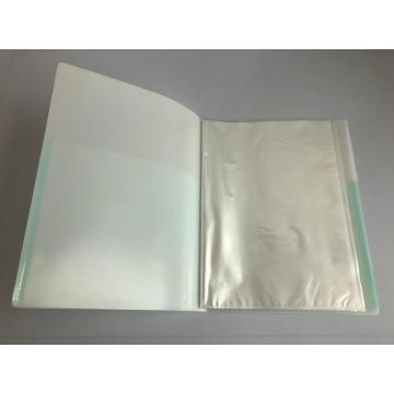 Transparent clear identification display book