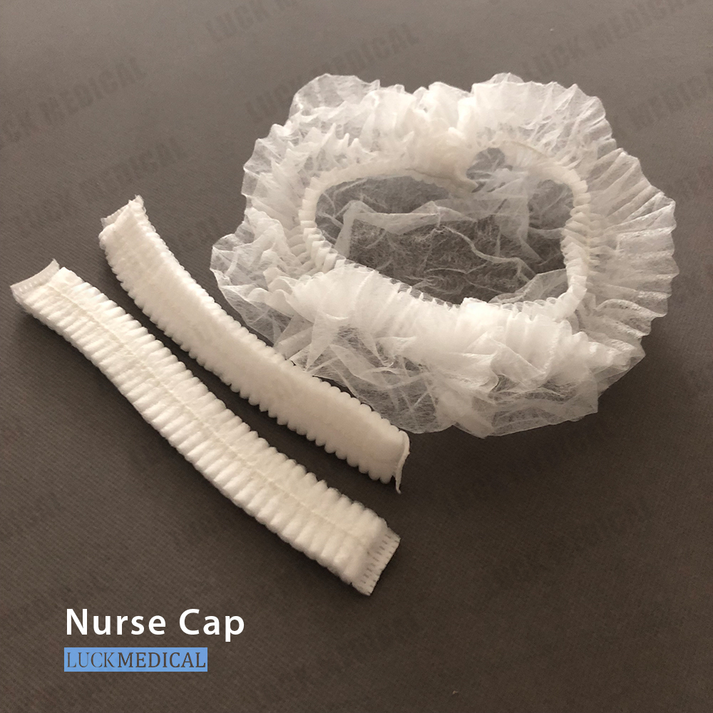 Casquette de cheveux à tête médicale jetable