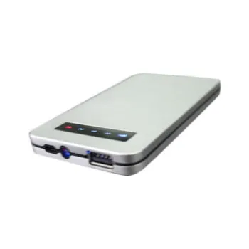 Touch Screen Power Bank, Aluminum Alloy Shell 6,000mAh Portable Power