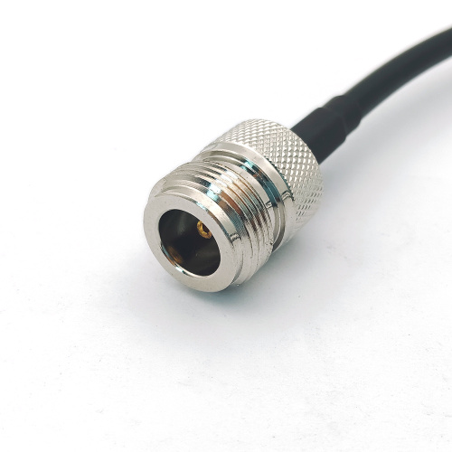 Straight Bulkhead Female N-Type Coaxial Cable Connector