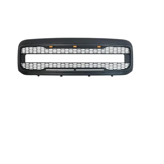 Gobison Raptor Style Grill Front with Amber LED Lights for FORD F250 F350 F450 (2005-2007)