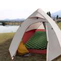 Tempat tidur pad kembung dengan bantal