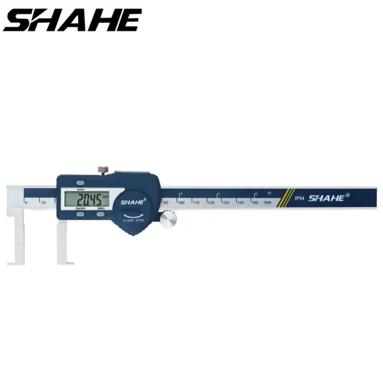 22-150mm stainless steel electronic digital vernier caliper inside groove digital caliper with flat point calipers