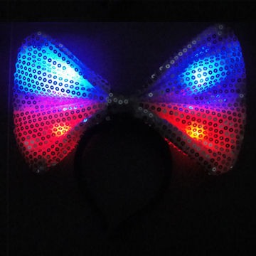 LED Sequin Bow