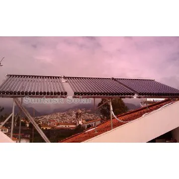 Suntask heat pipe solar collector with Solar Keymark