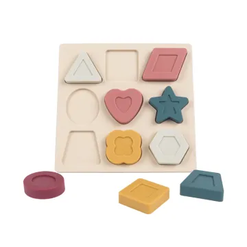 9pcs Silicone Puzzles: An Interactive Educational Toy Game for Kids, Perfect Birthday Gifts and Baby Puzzle