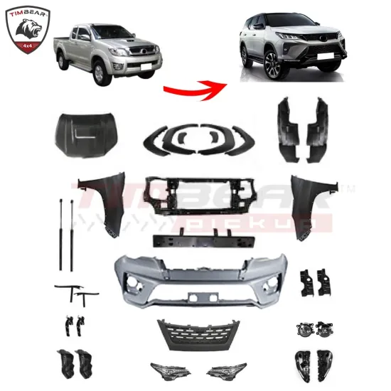 Timbear Hot Selling Conversion Kits for Toyota Hilux/Vigo to Fortuner 2016 Body Kits