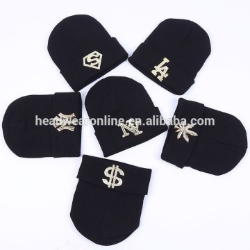 Fashion Hot Drilling CC Winter Beanies With Rhinestone