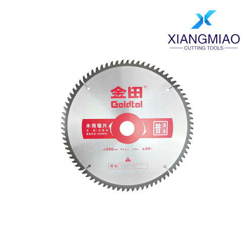 Hoja de sierra circular para carpintería estándar Goldtol de 300 mm