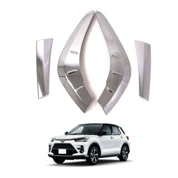 OEM Auto ABS karbon serat bagian eksterior bagian eksterior untuk toyota raize lampu depan lampu depan penutup alis