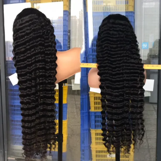 Raw Brazilian Deep Wave Virgin Hair Wholesale: HD Transparent Full Lace Wig Vendor
