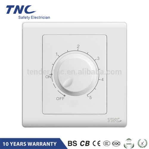 New Products Fire Resistant 5 Speed 3 Speed Fan Wall Switch
