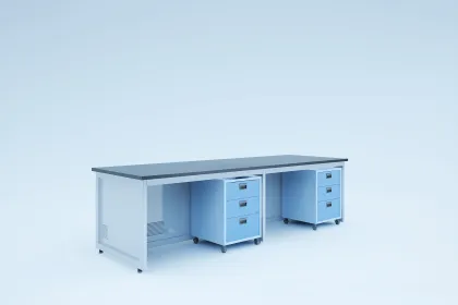 High-Quality University Lab Furniture and Physics Laboratory Wood Benches