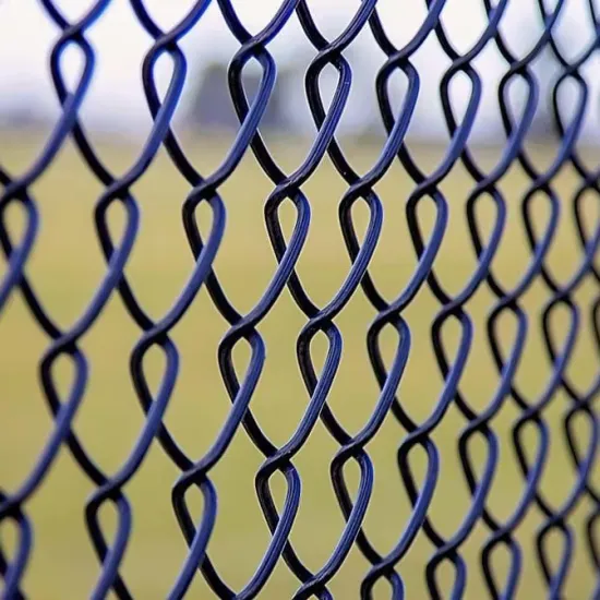 Black chain link fence Diamond wire Fence