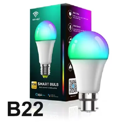 Smart Bulb WiFi LED with HomeKit, Alexa, and Google Assistant Support - Dimmable