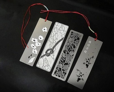 Artisanal Stainless Steel Bookmarks