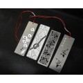 Artisanal Stainless Steel Bookmarks