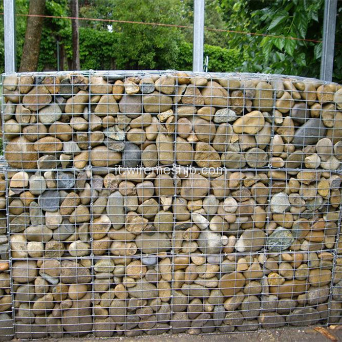 Gabbie di pietra: reti metalliche esagonali pesanti