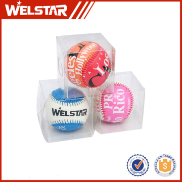 9inch pvc leather mini custom color baseball,cork core or rubber core