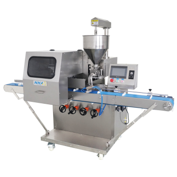 Automatic Cream Injector for Bread: PLC Control System in Slicing, Cutting, and Jam Filling Machine
