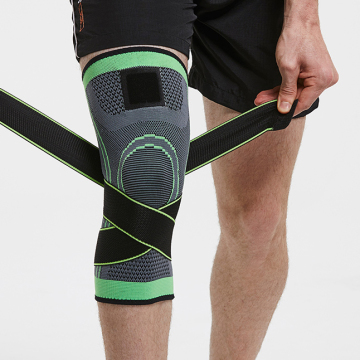 Wholesale Retail Elastic Knitted Compression Knee Pads for Support