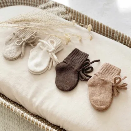 Cute Knitted Wool Socks for Newborns - Autumn Infant Booties
