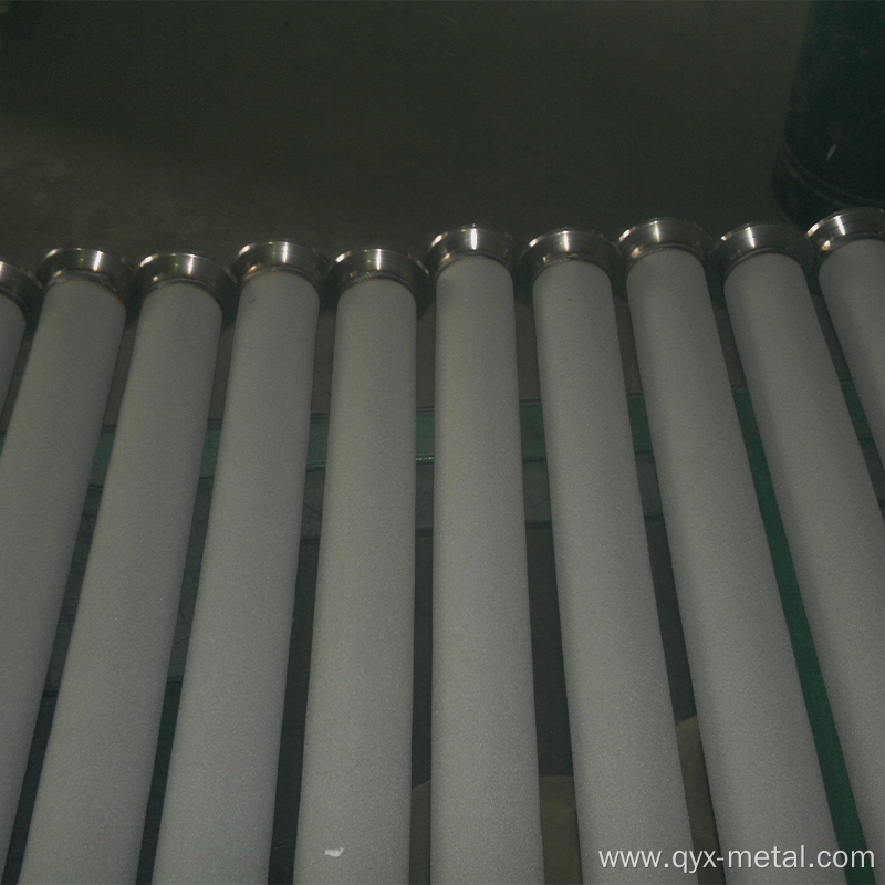 sintered micro porous titanium filter tube