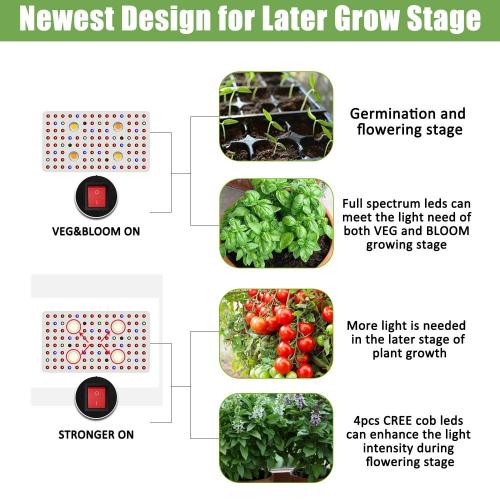 Cob Full Spectrum Plant Grow Lampen im Innenbereich