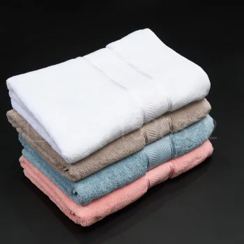 Custom Hotel Bath towels with Logo