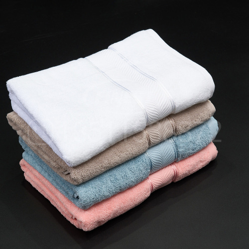 Custom Hotel Bath towels with Logo