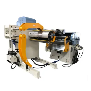 3-in-1 Automatic Sheet Metal Straightening Machine with Uncoiler and Servo Roll Feeder