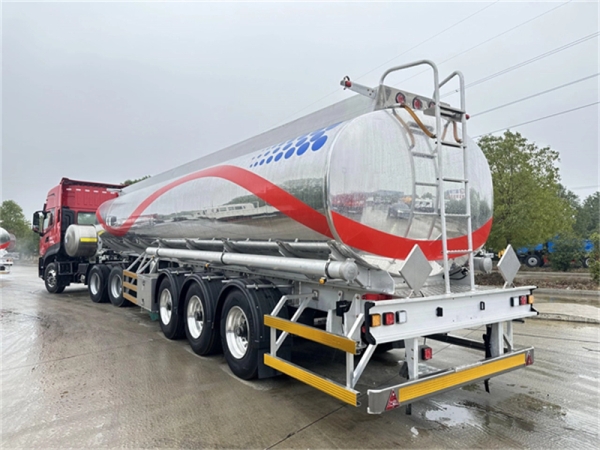 Efficient 32cbm Aluminum Oil Tank Semi-Trailer Solution