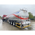 Tanque de óleo de alumínio de 32cbm semi -trailer