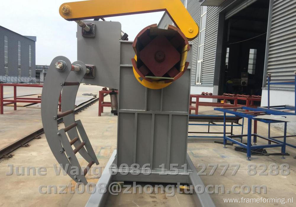 10Tons pneumatic auto coil decoiler