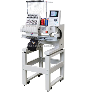 New Tajima Embroidery Machine: Single-Head Computerized 15 Needle System for Cap, T-Shirt, and Flat Socks Embroidery